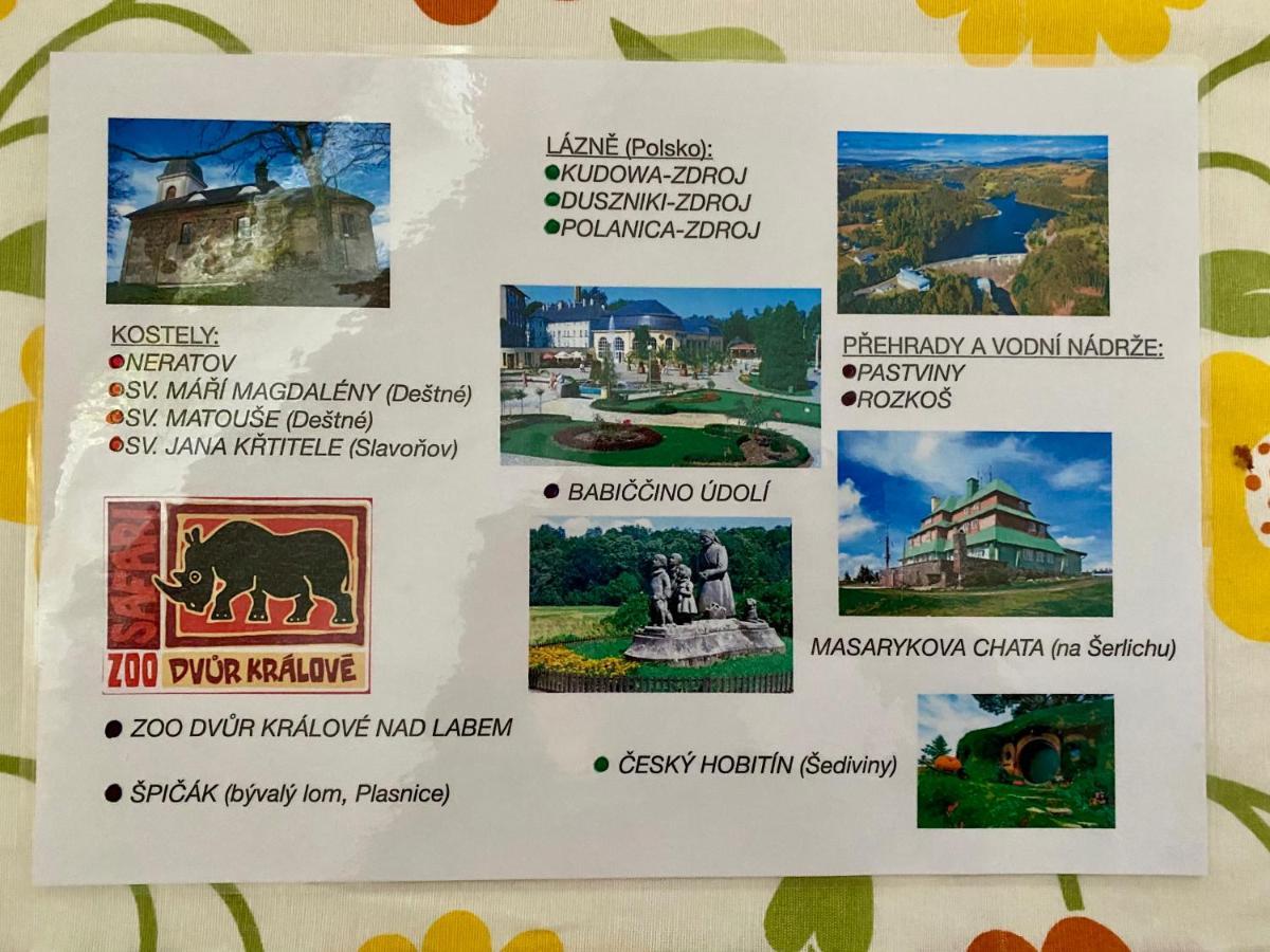 Apartmán Karovi Destne v Orlickych horach Esterno foto