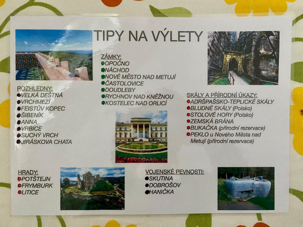 Apartmán Karovi Destne v Orlickych horach Esterno foto
